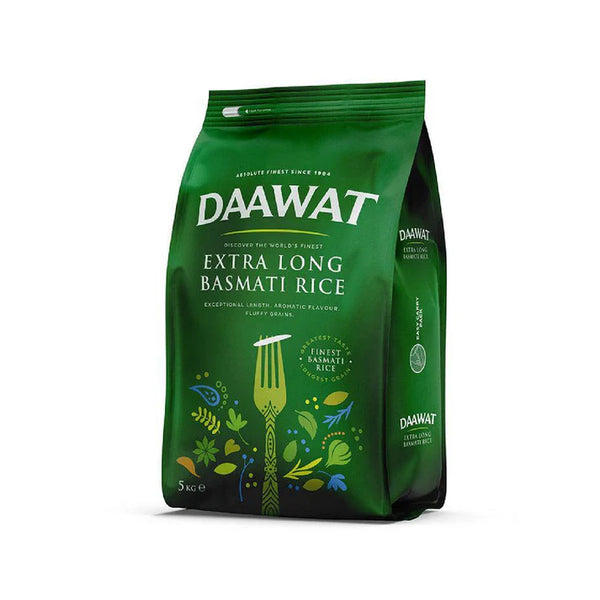 Daawat Green Basmati Extra Long Rice  5 kg