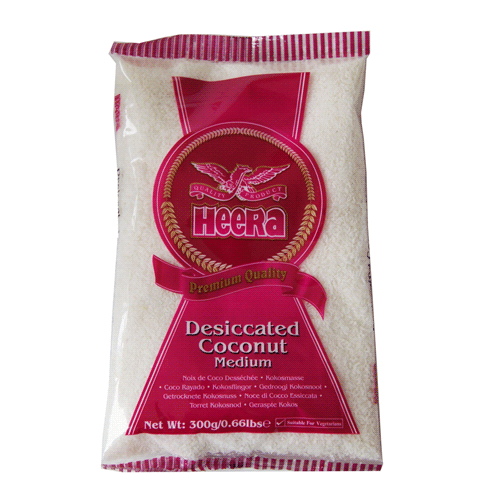 Heera Desiccated Coconut Med 300 gm