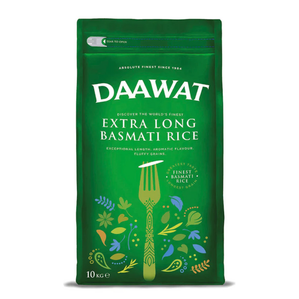 Daawat Green Basmati Extra Long Rice 10 kg