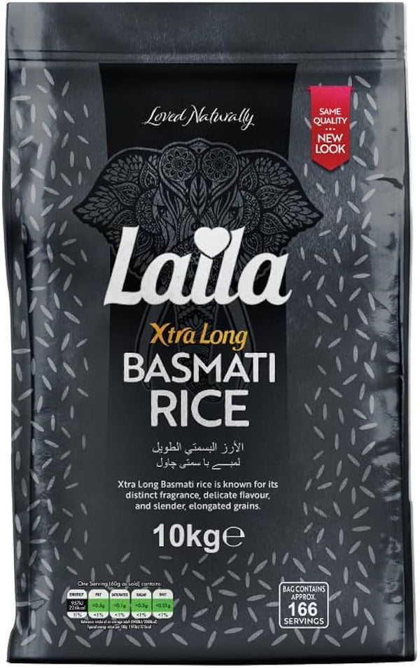 Laila Xtra Basmati Rice 10 kg
