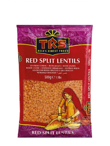 TRS Red Lentils Split Masoor Dal 500 gm