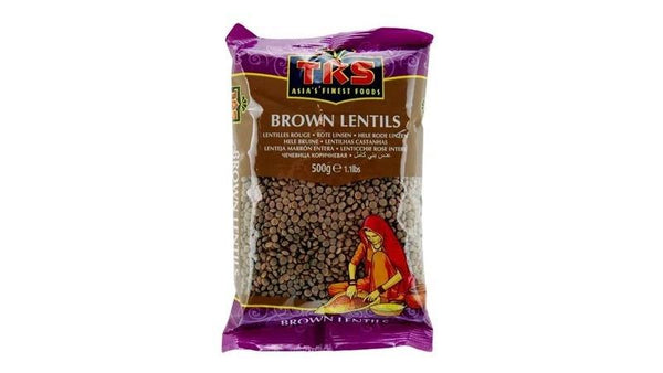 TRS Whole Lentils Masoor Brown 500 gm